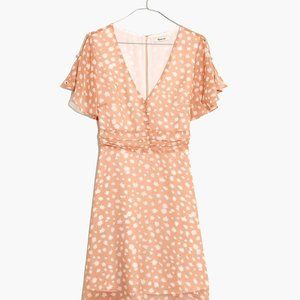 Star Shower Ruched Waist Minidress